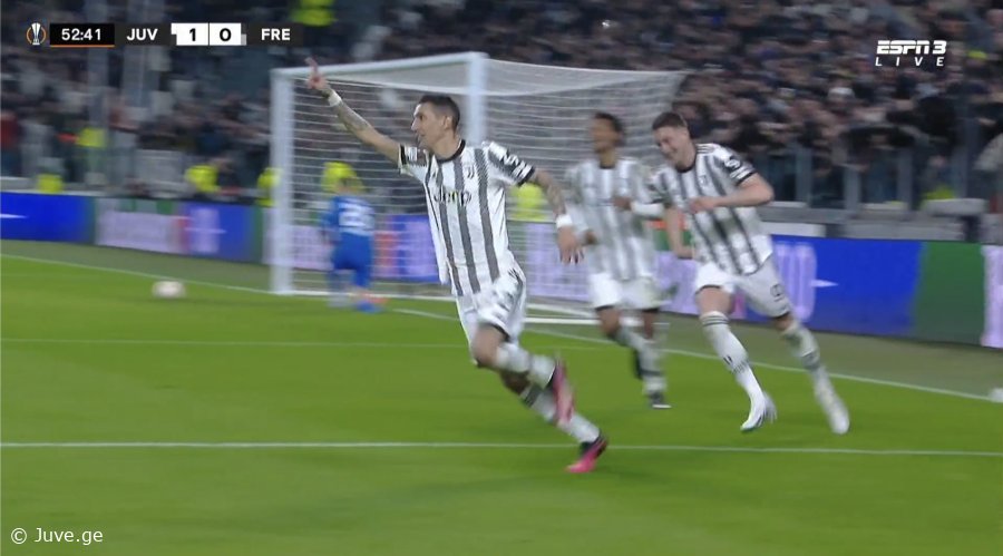 VIDEO: დი მარიას ბრწყინვალე გოლი - "იუვე" წინ გადის