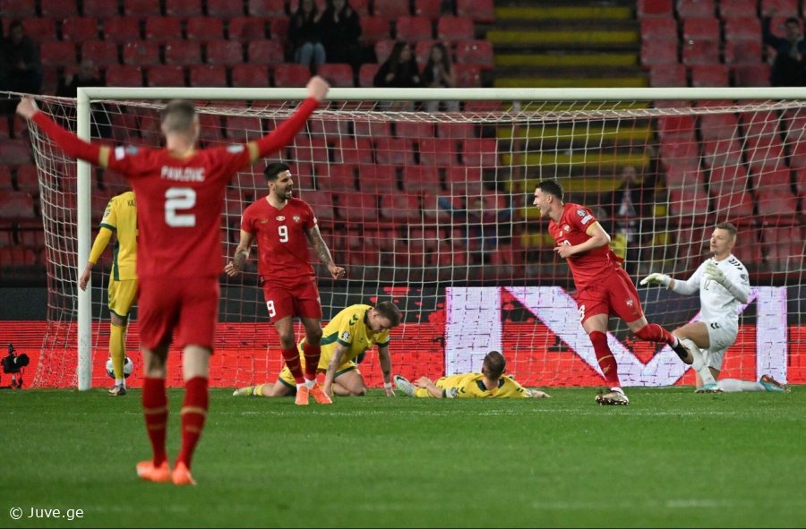 VIDEO: დუშან ვლაჰოვიჩის გოლი - სერბი ნაკრებშიც იტანს