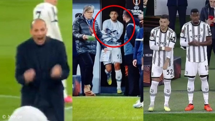 VIDEO: ალეგრის რეაქცია, როდესაც პარედესს მაისური დარჩა